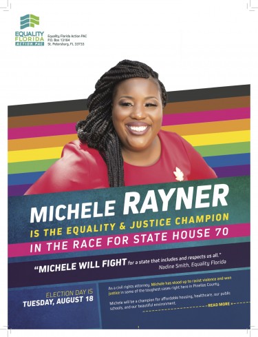 BREAKING Equality Florida Action PAC Endorses Michele Rayner for